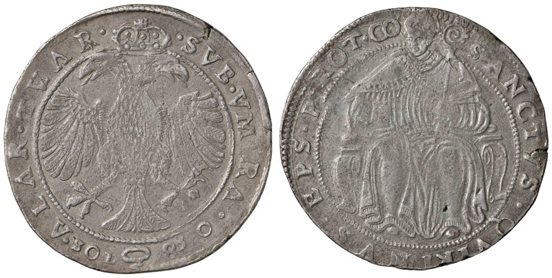 CORREGGIO Anonime dei conti (1569-1580) Tallero da 80 Soldi - MIR 144 AG (g 27,5...