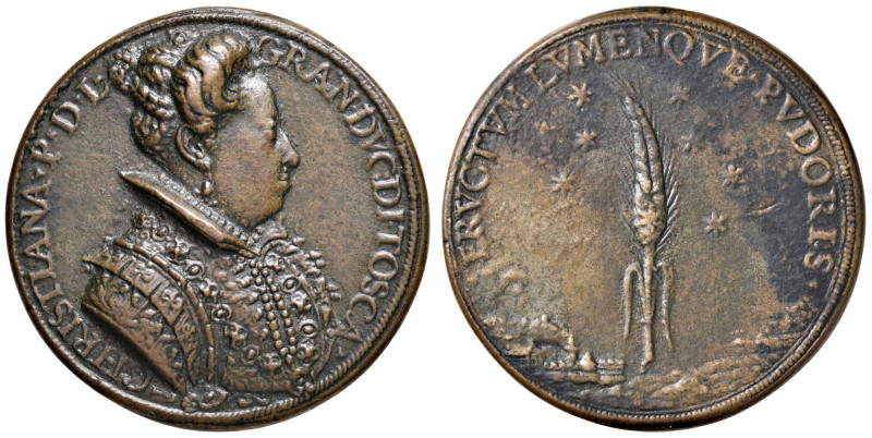 FIRENZE Cristina di Lorena (1630) Medaglia - Opus: M. Mazzafirri - AE (g 42,91 -...