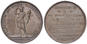 FIRENZE Leopoldo II (1824-1859) Medaglia 1828 Società di San Giovanni - Opus: Nannucci AG (g 37,46 - Ø 42 mm) Appiccagnolo asportato
BB+