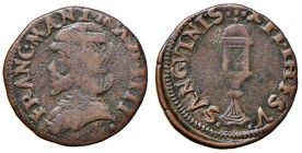 MANTOVA Francesco II Gonzaga (1484-1519) Quattrino con la pisside - MIR 436 CU (g 1,40)
BB