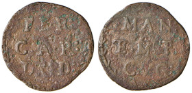 MANTOVA Ferdinando Carlo (1669-1707) Soldo - MIR 749 CU (g 1,29)
MB