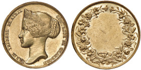 MODENA Maria Teresa Beatrice (1817-1886) Medaglia 1846 per le nozze con Enrico V re di Francia - Opus: Gayrard (?) - AU (g 6,76 - Ø 20 mm) RRRRR Proba...