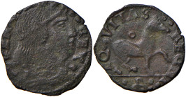 NAPOLI Ferdinando I d’Aragona (1458-1494) Cavallo - MIR 85/8; P.R. 53A AE (g 1,18) Bell’esemplare per questo tipo di moneta
qBB/BB