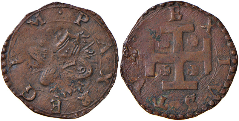 NAPOLI Carlo V (1516-1556) 2 Cavalli - Magliocca 77; MIR 154; P.R. 43 CU (g 2,49...