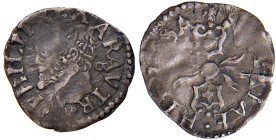 NAPOLI Filippo II (1554-1598) Grano - Magliocca 90; MIR 188/1; P.R. 49A AG (g 0,31) RRR Ex Varesi, Utriusque Siciliae, 2003, lotto 235
qBB/BB