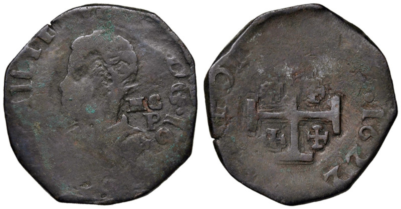 NAPOLI Filippo IV (1621-1665) Grano 1622 MC/P - Magliocca 51 CU (g 7,20) RRRR
M...