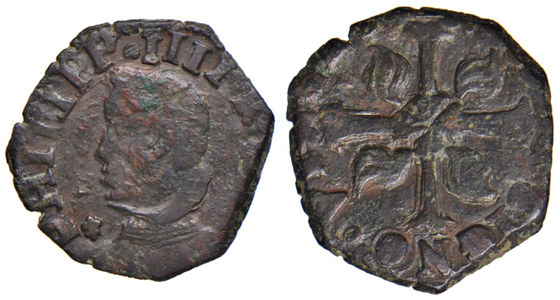 NAPOLI Filippo IV (1621-1665) 3 Cavalli 1631 - Magliocca 129, MIR 275/1; P.R. 11...