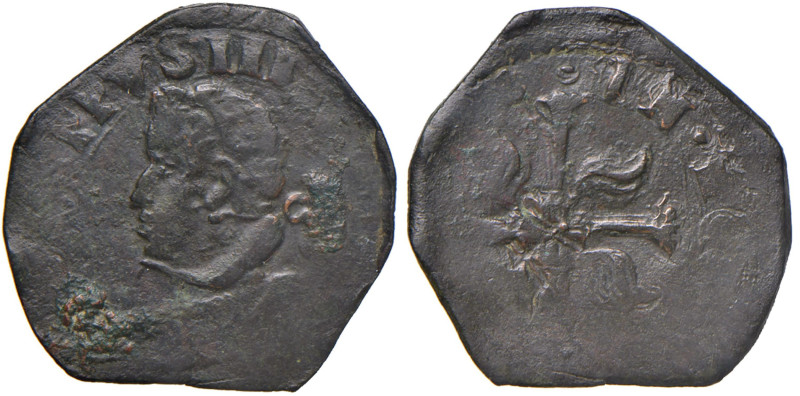 NAPOLI Filippo IV (1621-1665) 3 Cavalli 163? - Magliocca 134/135 CU (g 2,66) RRR...