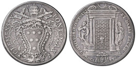 Clemente X (1670-1676) Piastra 1675 Giubileo - Munt. 13 AG (g 31,62) Piccola screpolatura al R/
BB