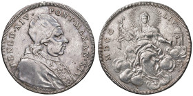 Benedetto XIV (1740-1758) Scudo 1754 A. XIV - Munt. 45 AG (g 26,30) Traccia d’appiccagnolo. Lucidata. Ex Nomisma 44, lotto 2041
BB+