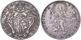 Pio VII (1800-1823) Bologna - Scudo 1816 A. XVII - Nomisma 254 AG (g 26,07) R
qBB