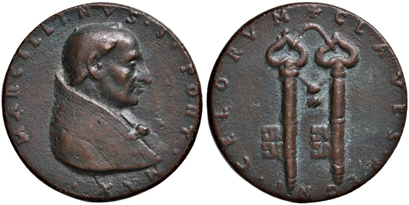 Marcellino (296-304) Medaglia - AE (g 40,52 - Ø 41mm) Fusione. Di restituzione s...