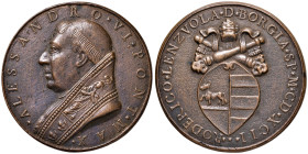 Alessandro VI (1492-1503) Medaglia - AE (g 31,81 - Ø 43mm) Di restituzione. Graffi
BB