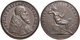 Giulio III (1550-1555) Medaglia - Modesti 383 - AE (g 16,68 - Ø 34mm) Riconio
SPL+