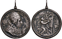 Clemente XI (1700-1721) Medaglia Accademia di San Luca - Opus: non indicato MA (g 28,75 - Ø 42 mm) Fusione posteriore
MB