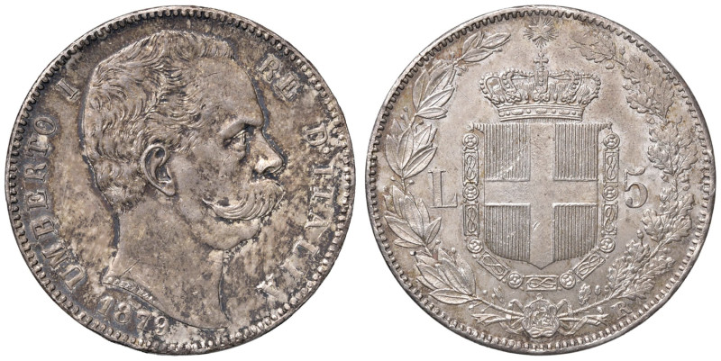 Umberto I (1878-1900) 5 Lire 1879 - Nomisma 993 AG Dalla nostra asta 56, lotto 1...