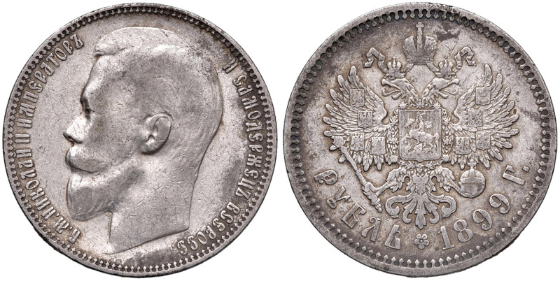 RUSSIA Nicola II (1894-1917) Rublo 1899 ?? - KM Y59.3 AG (g 20,05)
BB