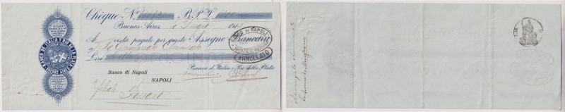 ARGENTINA RIMESSE DEGLI EMIGRANTI - Buenos Aires 04/06/1915 - come da scansione...
