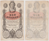 AUSTRIA - National Bank - banconota da 1 Gulden del 1858. Rif. Pick a84
BB