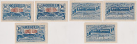 GERMANIA - Koln, Dellbruck - lotto di 3 rari notgeld del 1921.
non circolati