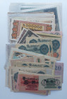 GERMANIA - lotto di 90 banconote. Diverse condizioni come da scansione
MB/SPL