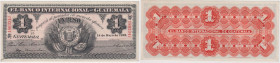GUATEMALA banconota da 1 Peso del 18/05/1923. Presente un piccolo forellino. Rif. Pick S126b
qSPL