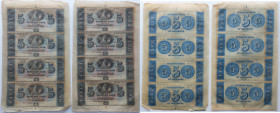 USA CITIZENS' BANK OF LUISIANA - lotto di 2 fogli con stampate su ciascuso 4 banconote. Presente il taglio da 5 dollari. Ottime condizioni
/