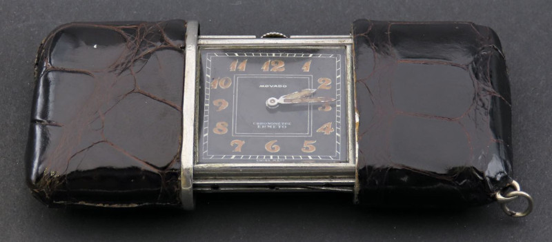 MOVADO Chronometre Ermeto. Orologio in ottone acciaio estensibile, rivestito in ...