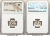 MACEDONIAN KINGDOM. Alexander III the Great (336-323 BC). AR drachm (17mm, 1h). NGC XF. Posthumous issue of Sardes, ca. 323-319 BC. Head of Heracles r...