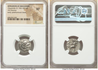 MACEDONIAN KINGDOM. Alexander III the Great (336-323 BC). AR drachm (18mm, 12h). NGC XF. Posthumous issue of Lampsacus, ca. 310-301 BC. Head of Heracl...
