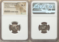 MACEDONIAN KINGDOM. Alexander III the Great (336-323 BC). AR drachm (18mm, 1h). NGC Choice Fine. Early posthumous issue of Magnesia, ca. 319-305 BC. H...