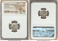 THRACIAN KINGDOM. Lysimachus (305-281 BC). AR drachm (17mm, 5h). NGC Choice XF. In the types of Alexander III the Great of Macedon, Sestus, ca. 305 BC...