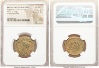 SPAIN. Uncertain Mint. Augustus (27 BC-AD 14). AE (25mm, 7.75 gm, 11h). NGC Choice XF 5/5 - 4/5. IMP AVG DIVI F, bare head of Augustus left; palm bran...