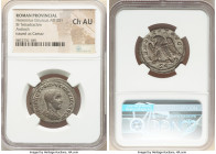 SYRIA. Antioch. Herennius Etruscus, as Caesar (AD 251). BI tetradrachm (26mm, 6h). NGC Choice AU. 5th officina, AD 250-251. ЄPЄNN ЄTPOY MЄ KY ΔЄKIOC K...