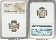 Vitellius (late April-20 December AD 69). AR denarius (19mm, 5h). NGC Fine. Rome, July-December AD 69. A VITELLIVS GERM IMP AVG TR P, laureate head of...