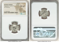 Vespasian (AD 69-79). AR denarius (19mm, 6h). NGC Choice VF. Rome, AD 70. IMP CAESAR VESPASIANVS AVG, laureate head of Vespasian right / COS ITER-TR P...