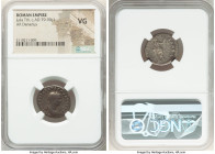 Julia Titi (ca. AD 79-90/1). AR denarius (19mm, 5h). NGC VG. Rome, AD 80-81. IVLIA AVGVSTA TITI AVGVSTI F•, draped bust of Julia Titi right, seen from...