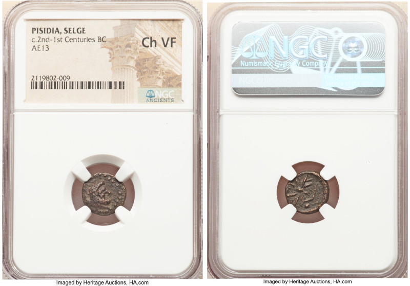 ANCIENT LOTS. Greek. Mixed. Lot of five (5) AE issues. NGC Fine-Choice VF, scrat...