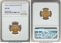 Newfoundland. Victoria gold 2 Dollars 1872 AU58 NGC, London mint, KM5. Mintage: 6,050. Semi-key date. 

HID09801242017

© 2022 Heritage Auctions | All...