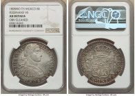 Ferdinand VII 8 Reales 1808 Mo-TH AU Details (Obverse Cleaned) NGC, Mexico City mint, KM110. First year of type. Stunning portrait and overall appeara...