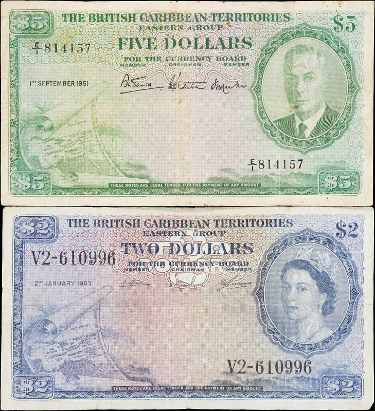 BRITISH CARIBBEAN TERRITORIES. Lot of (2). The British Caribbean Territories Eas...