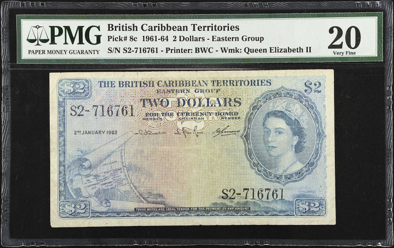 BRITISH CARIBBEAN TERRITORIES. British Caribbean Territories, Eastern Group. 2 D...