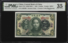 CHINA--REPUBLIC. Central Bank of China. 1 Dollar, 1923. P-171f. PMG Choice Very Fine 35.

Estimate: $100.00- $200.00