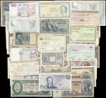 MIXED LOTS. Europe. Lot of (37). Mixed Banks. Mixed Denominations, Mixed Dates. P-Various. Fine to Extremely Fine.
Damage/issues are noticed. SOLD AS...