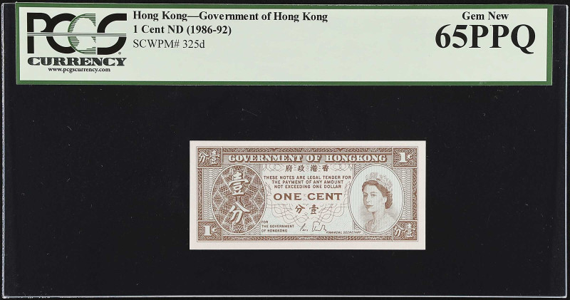 MIXED LOTS. French Indo-China & Hong Kong. Lot of (6). Mixed Banks. Mixed Denomi...