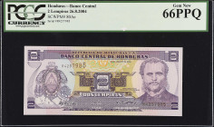 MIXED LOTS. Honduras, Nicaragua, Peru & Venezuela. Lot of (9). Mixed Banks. Mixed Denominations, 1970-2017. P-Various. PCGS Currency Gem New 66 PPQ & ...