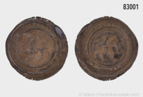 Braunschweig Lüneburg, Heinrich der Löwe (1142-1195), Herzog von Sachsen, Brakteat o. J., 0,81 g, 29 mm, KM 624, Slg. A.164, Slg. Bonhoff 363, Patina,...