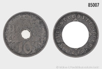 Drittes Reich, Reichskreditkassen, 10 Reichspfennig 1940 A, 3,34 g, 21 mm, Jaeger N619, sehr schön-fast vorzüglich