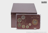 Konv. ca. 10 Kursmünzensätze bzw. Specimen-/Münzensätze, aus Abo-Bezug, dabei Zypern, Luxemburg, Lettland, etc., teilweise Vor-Euro-Zeit, in OVP des A...