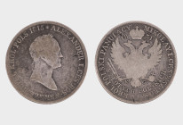 Polen, Nikolaus I. (1825-1855), 5 Zlotych 1831, 868er Silber, 14,99 g, 31 mm, schön, selten